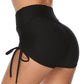 Drawstring Butt Lift Yoga Shorts