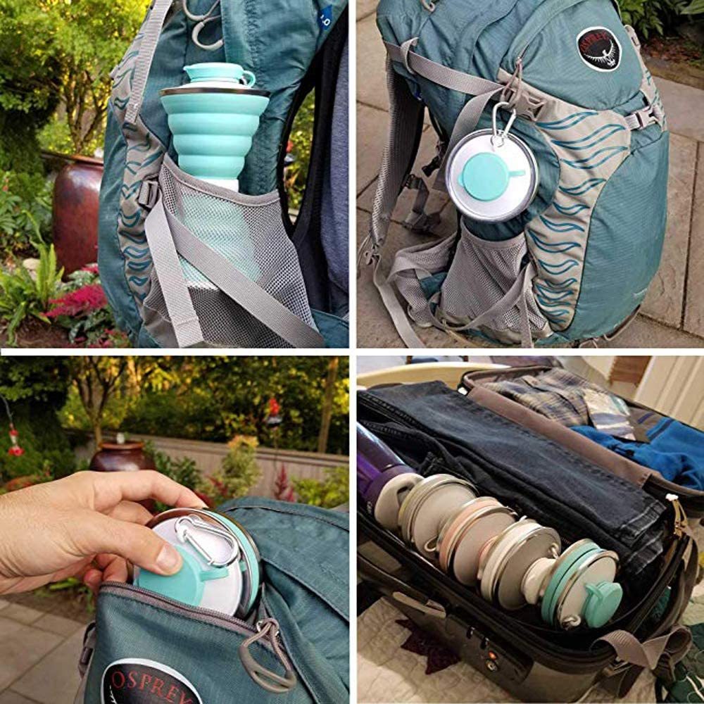 Foldable Leak-Proof Silicone Water Bottle