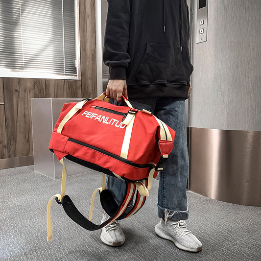 Unisex Waterproof Gym Backpack with Dry/Wet Compartments