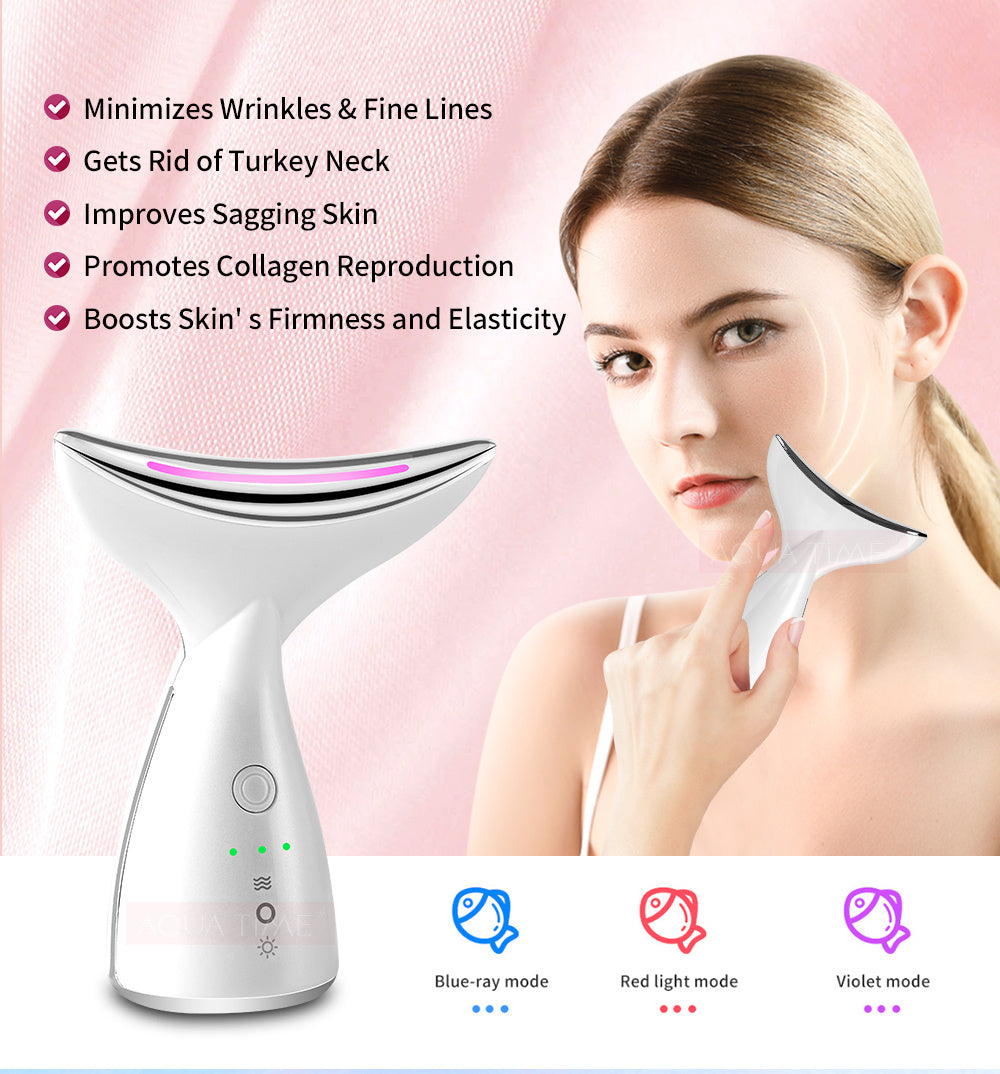 EMS Microcurrent Neck & Face Beauty Device