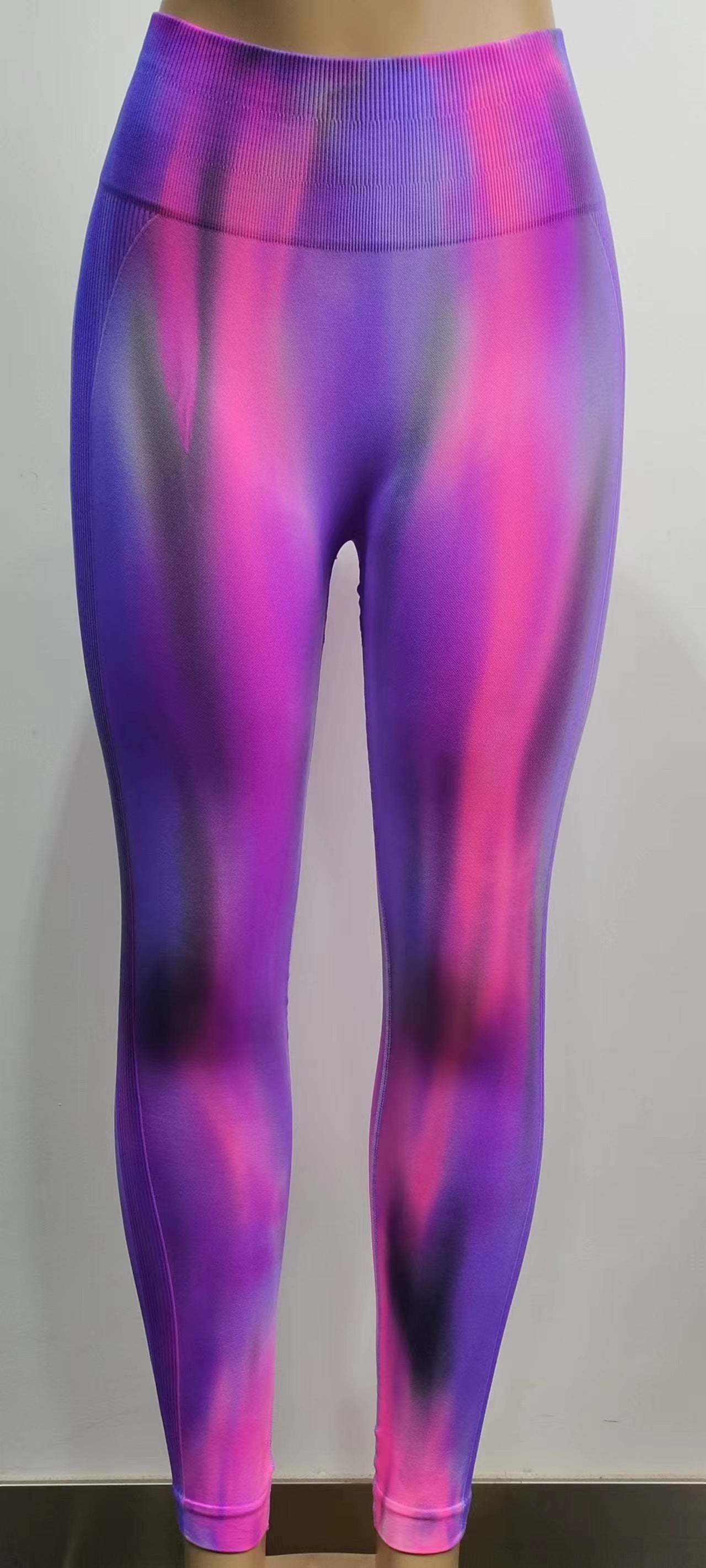 Tie Dye Aurora Print Yoga Pants