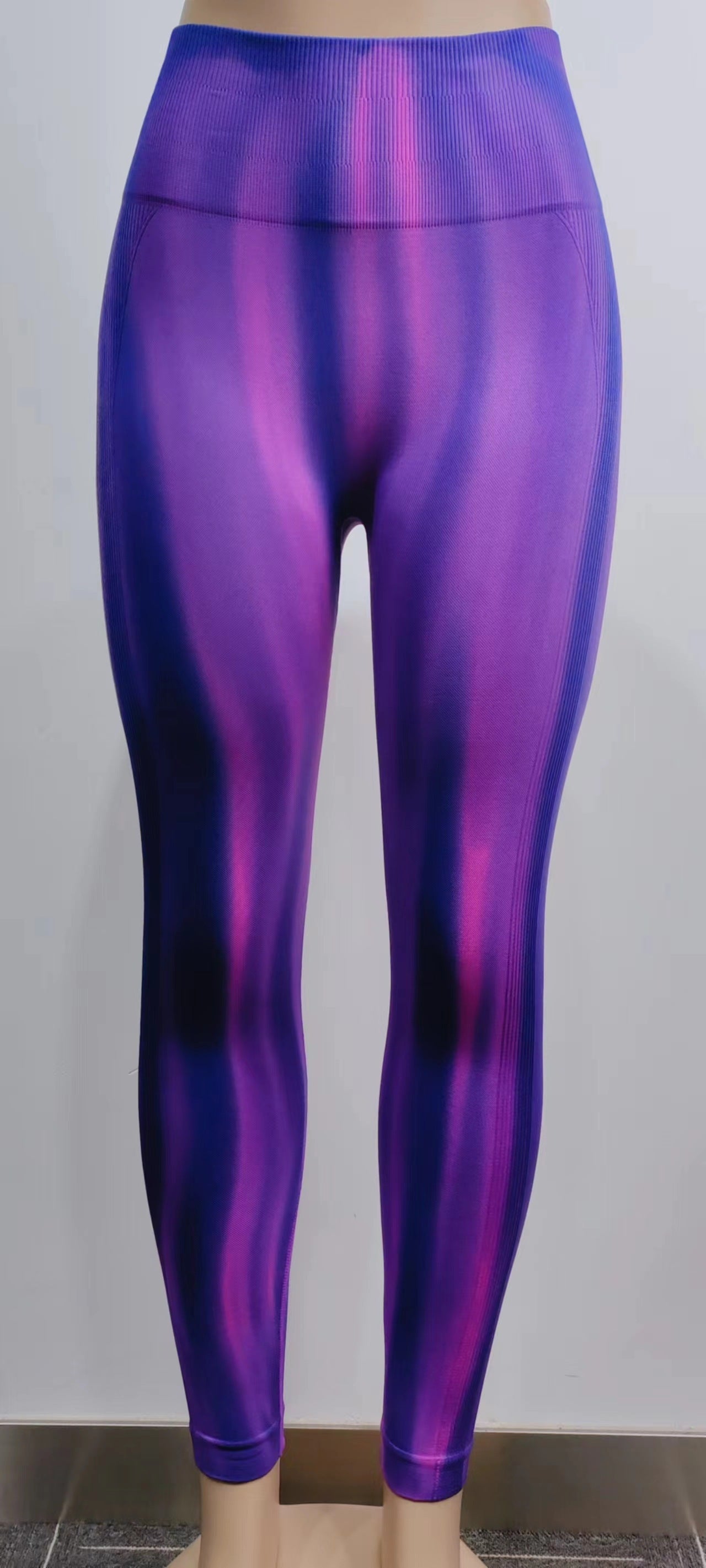 Tie Dye Aurora Print Yoga Pants