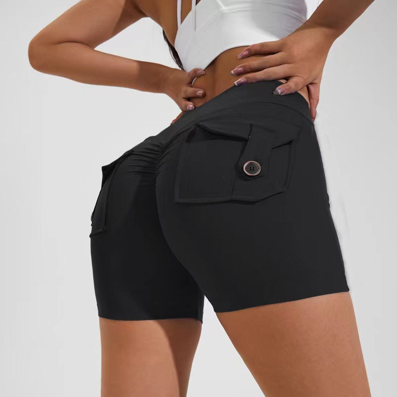 High Waist Quick Dry Yoga Shorts